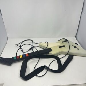 Guitar Hero RedOctane X-Plorer Xbox 360 Wired Guitar Controller 95055 Working
